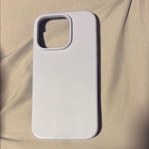Light Blue Silicone Phone Case